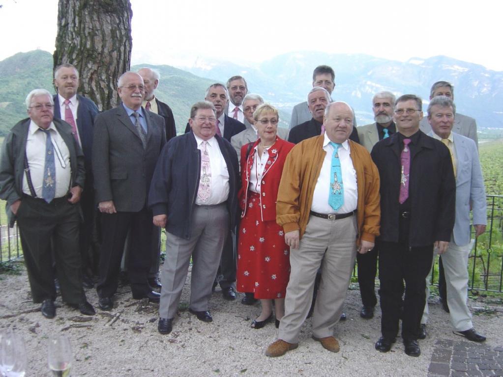 Reisegesellschaft im Südtirol